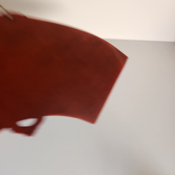 Vintage Resin 3D Horses Chinese Red Knot Wall Hanging Art Plaque Sculpture 70s - Picture 7 of 9